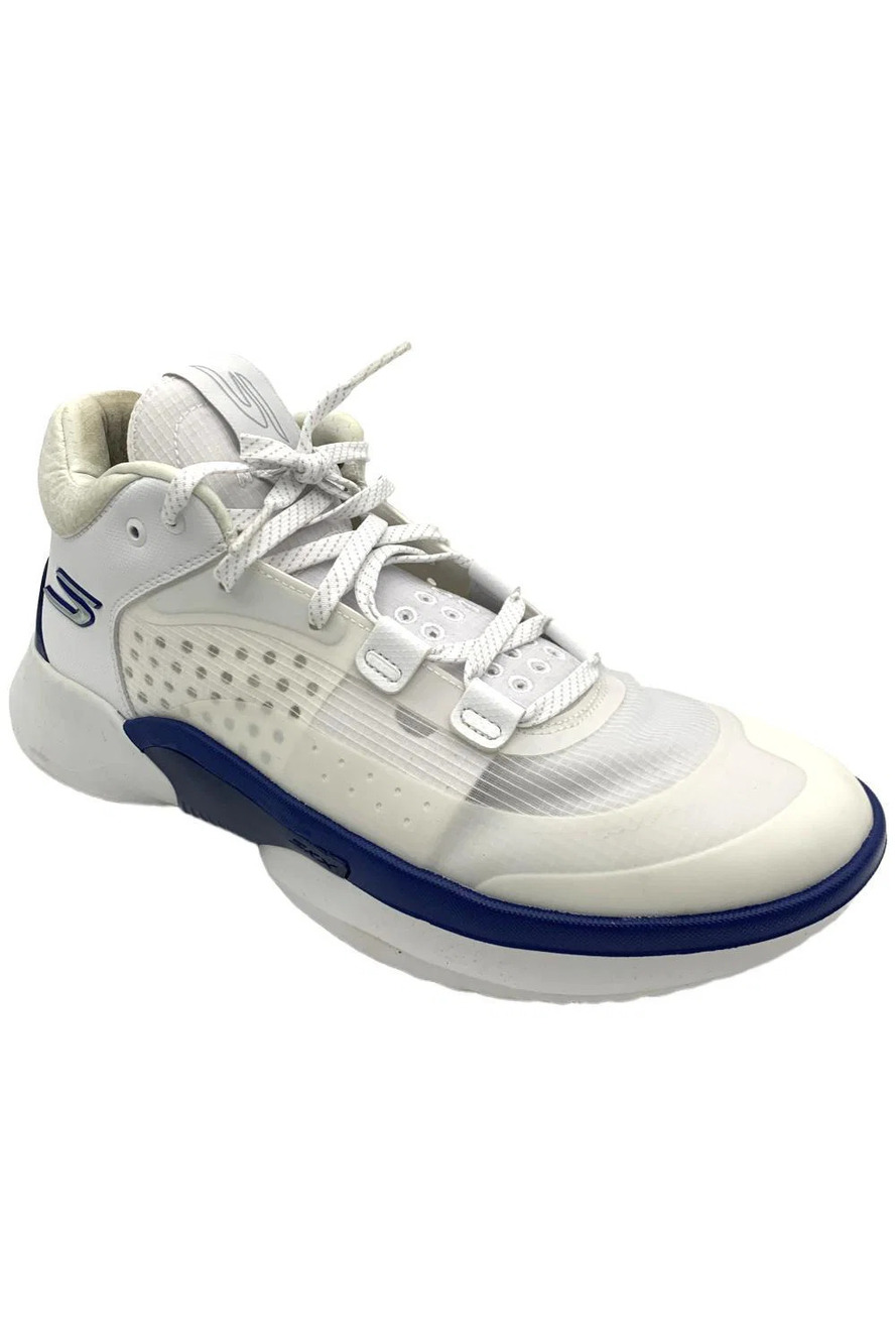 Skechers Men's Performance SKX RESAGRIP Athletic Sneakers White/Blue - Medium